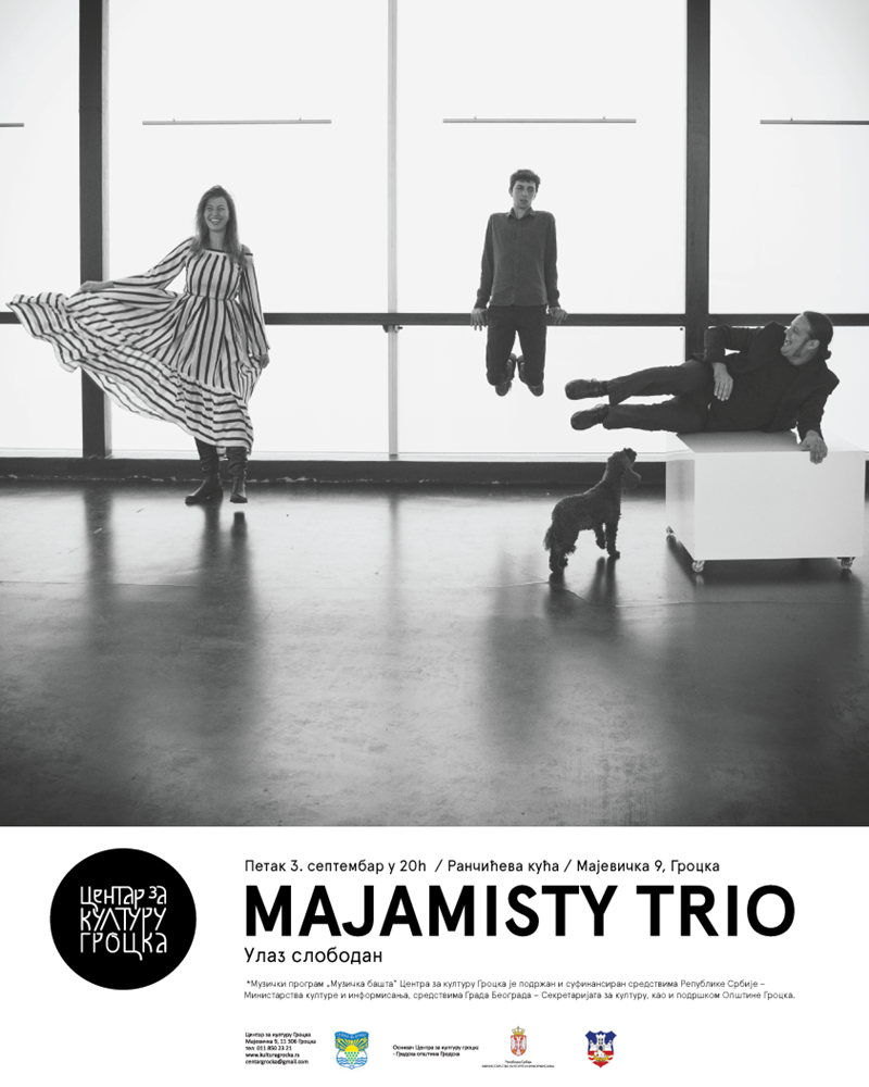 „Музичка башта“ 2021. MAJAMISTY TRIO (jazz) у Ранчићевој кући